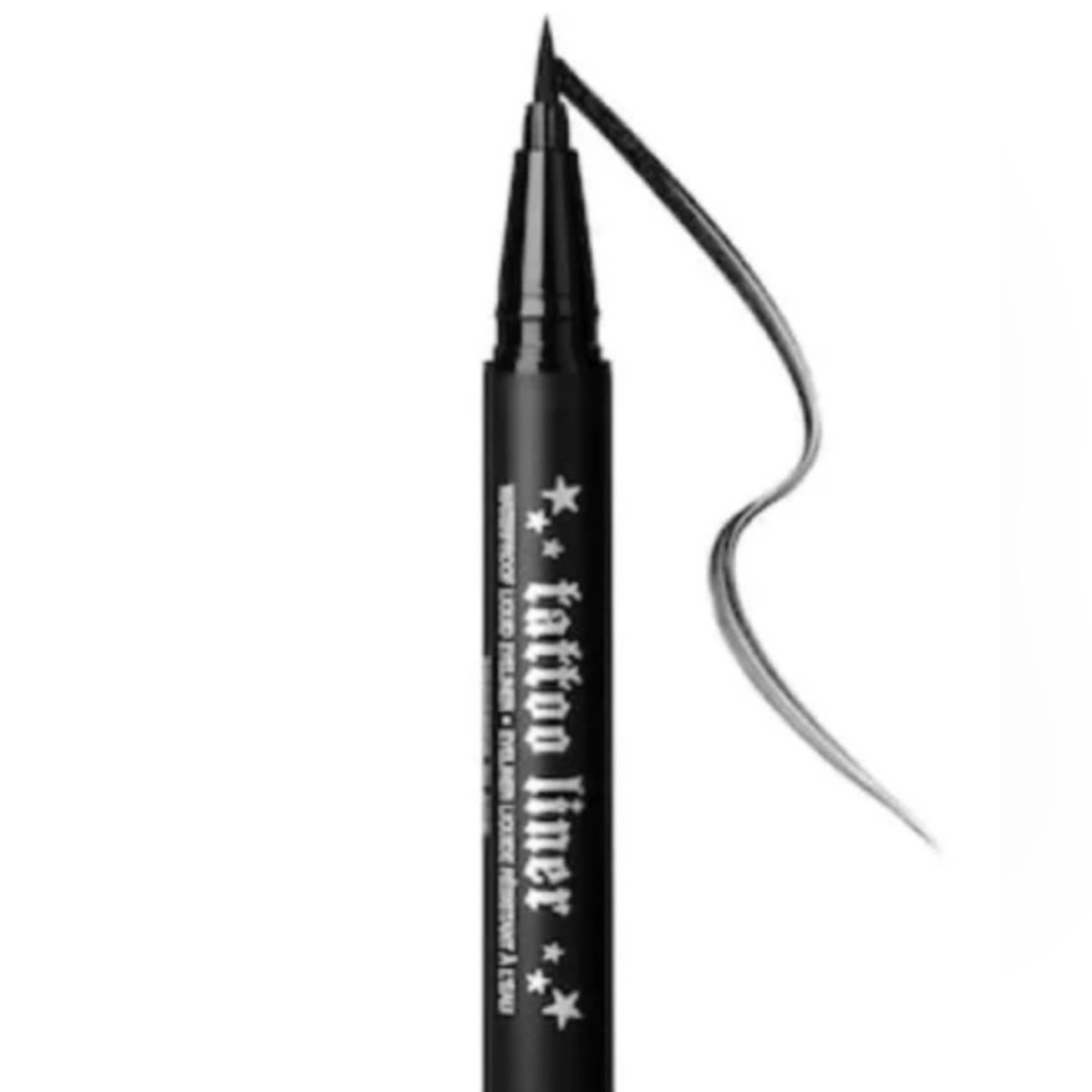 3 NEW Mini Eyeliners KatVonD Tattoo Liner in Trooper Makeup Forever Aqua MF Grey